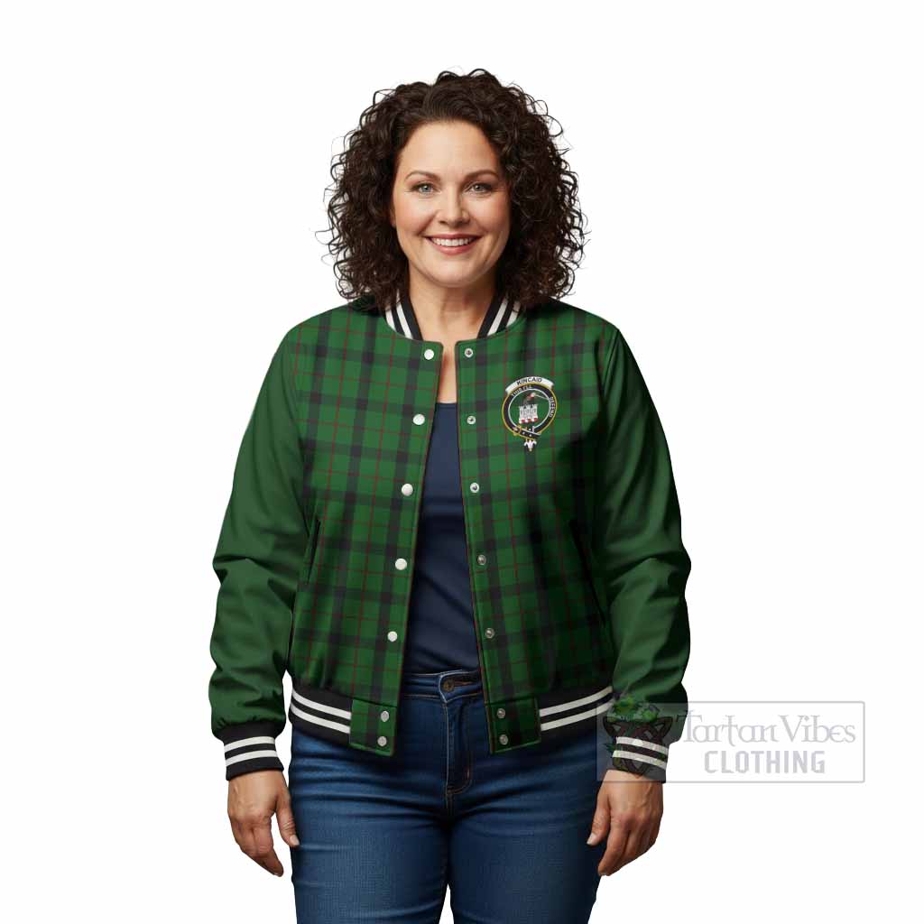 Kincaid Tartan Accent Baseball Jacket with Family Crest