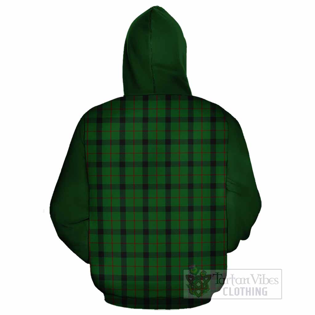 Kincaid Tartan Accent Cotton Hoodie with Family Crest