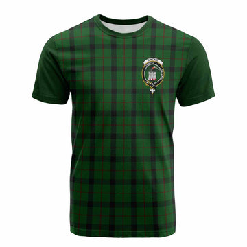 Kincaid Tartan Accent Cotton T-shirt with Family Crest