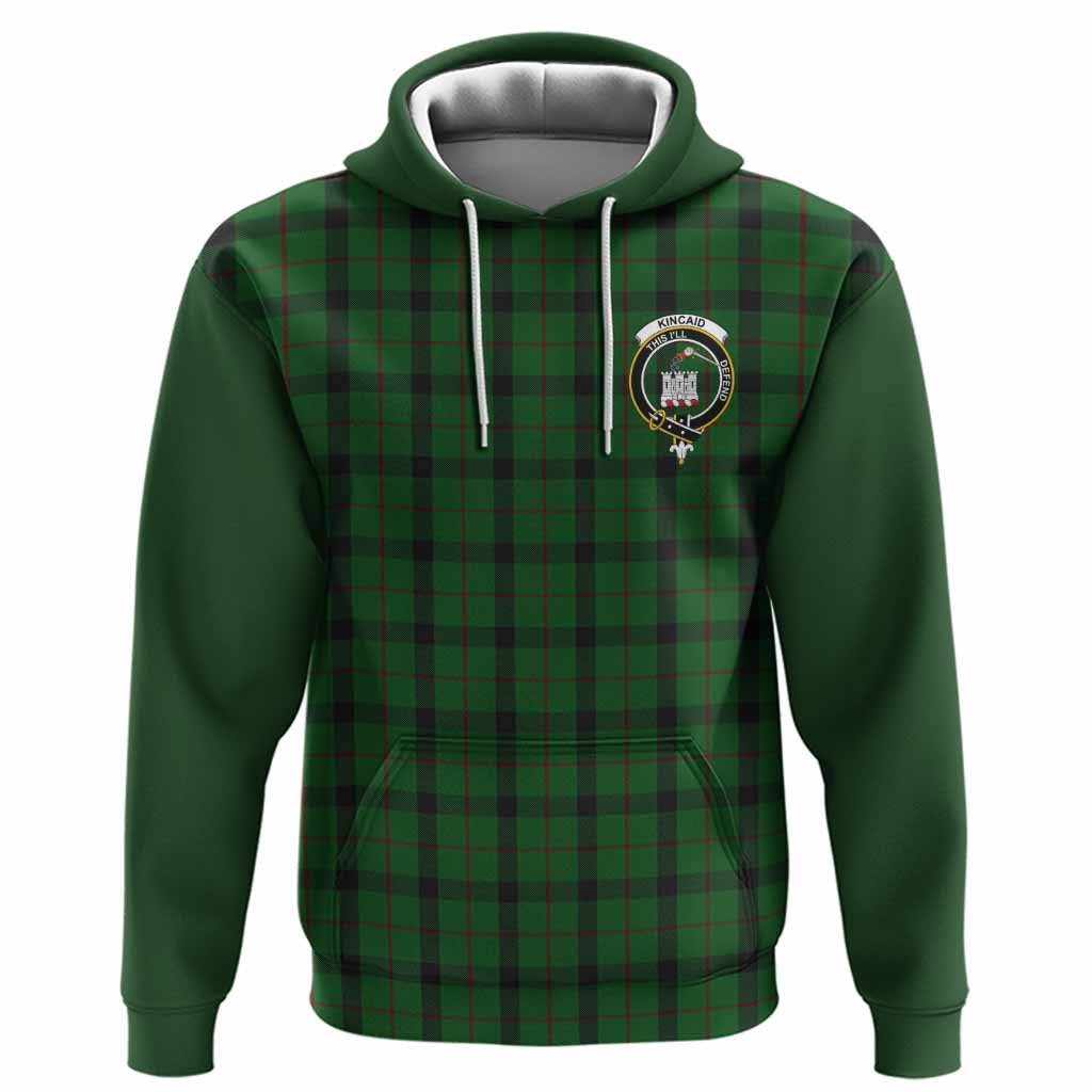 Kincaid Tartan Accent Hoodie with Family Crest