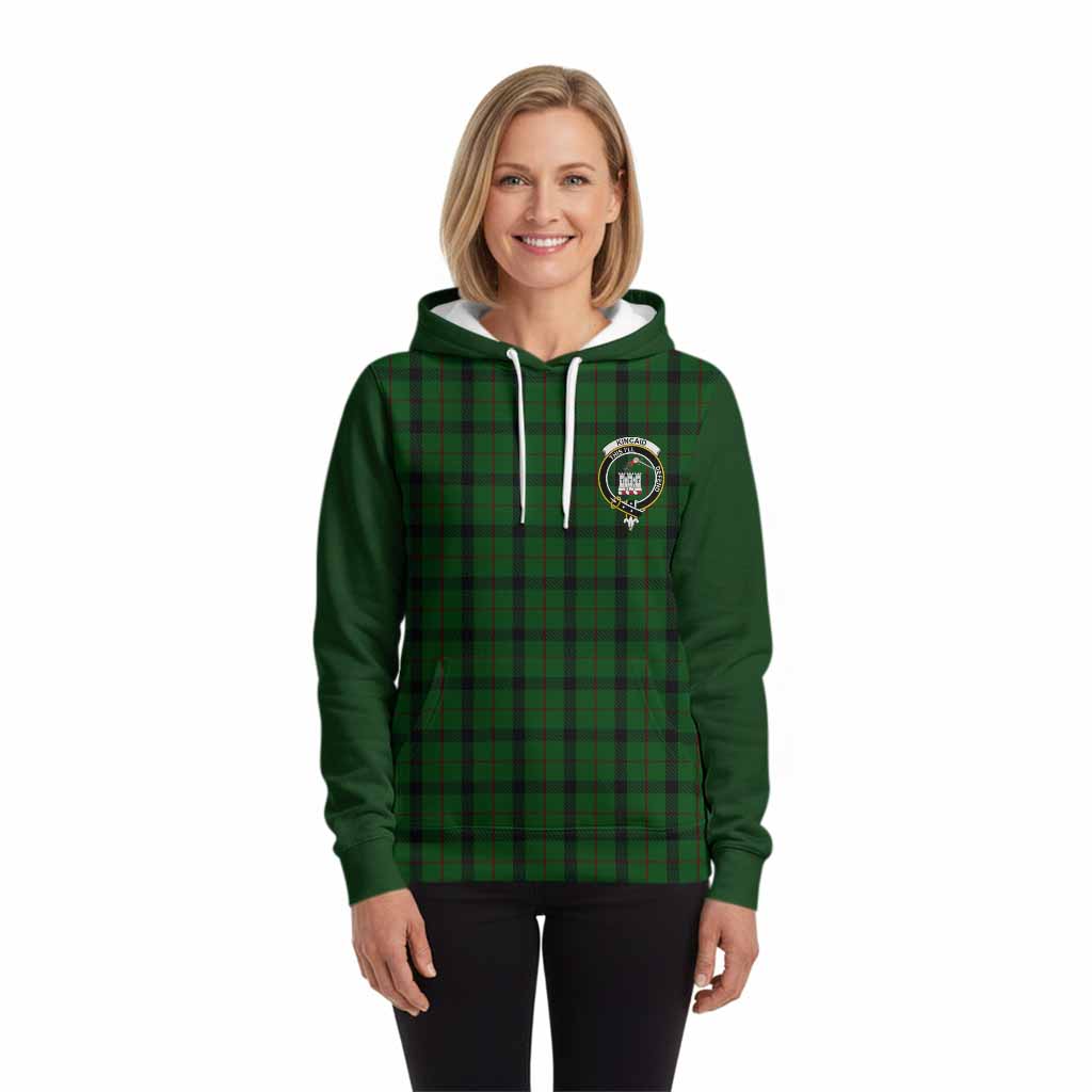 Kincaid Tartan Accent Hoodie with Family Crest