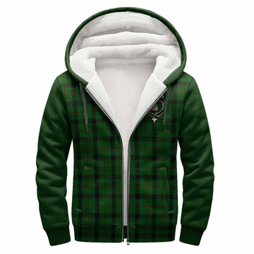 Kincaid Tartan Accent Sherpa Hoodie with Family Crest