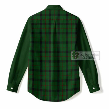Kincaid Tartan Accent Women Casual Shirt with Family Crest