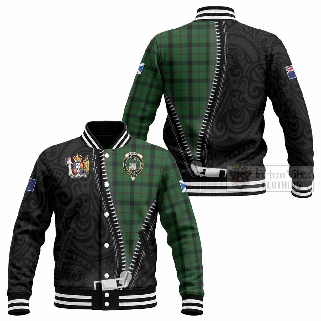 Kincaid Tartan Baseball Jacket New Zealand Pattern Unique Zipper Stylized