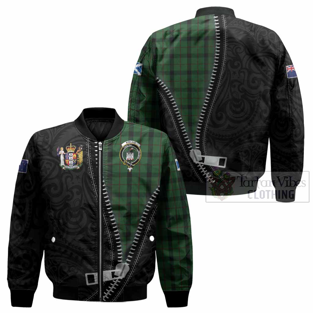 Kincaid Tartan Bomber Jacket New Zealand Pattern Unique Zipper Stylized