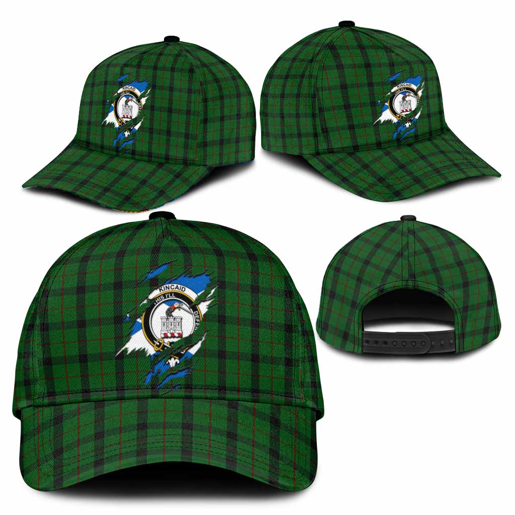Kincaid Tartan Classic Cap with Family Crest In Me Style