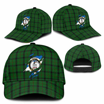 Kincaid Tartan Classic Cap with Family Crest In Me Style