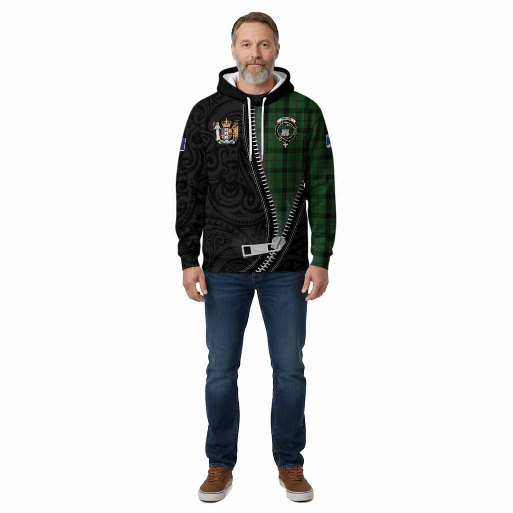 Kincaid Tartan Cotton Hoodie New Zealand Pattern Unique Zipper Stylized
