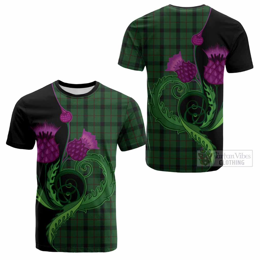 Kincaid Tartan Cotton T-shirt Traditional Scottish Thistle