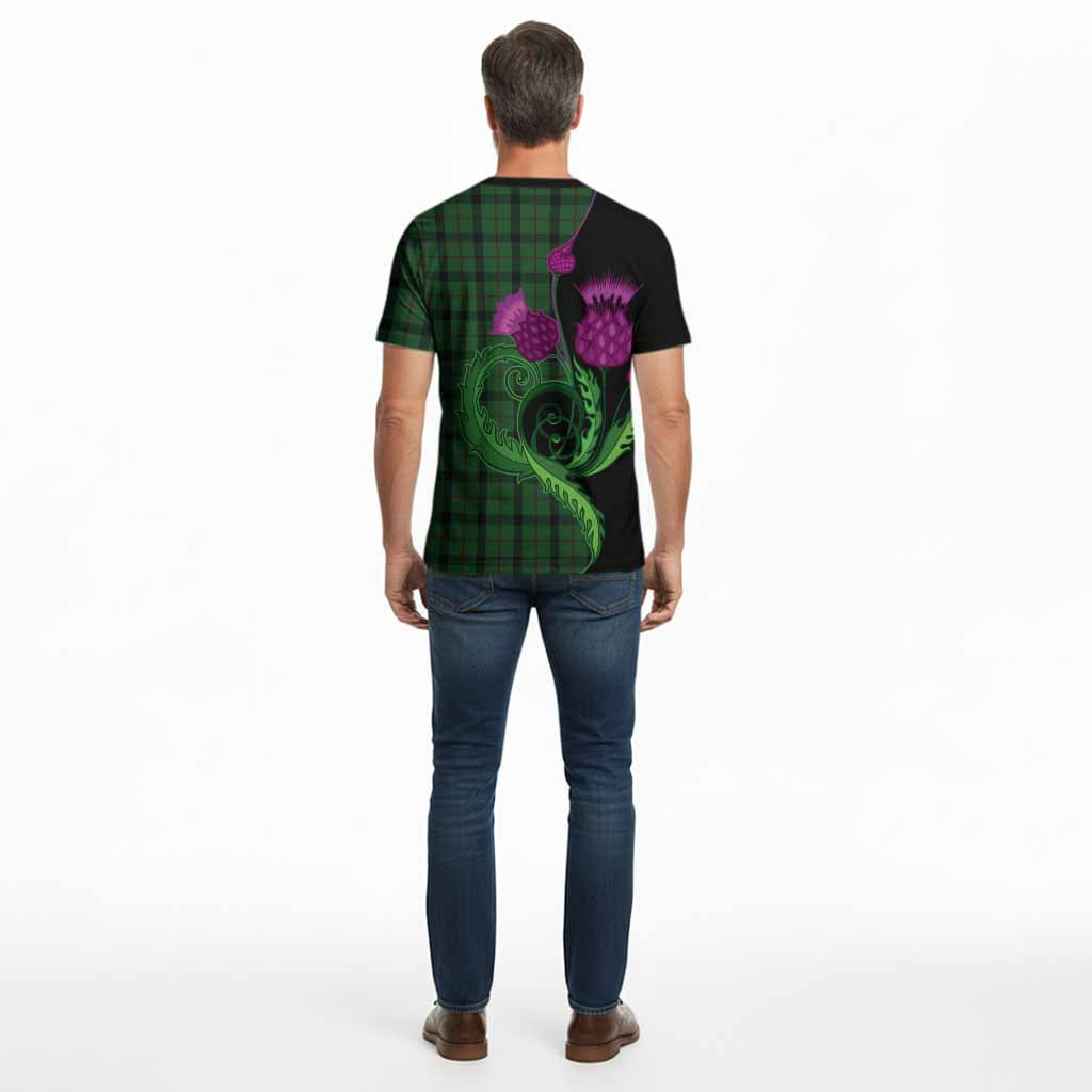 Kincaid Tartan Cotton T-shirt Traditional Scottish Thistle