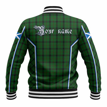 Kincaid Tartan Crest Baseball Jacket Scotland Coat of Arm Flag Style