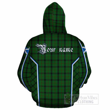 Kincaid Tartan Crest Cotton Hoodie Scotland Coat of Arm Flag Style - Tartan Vibes Clothing