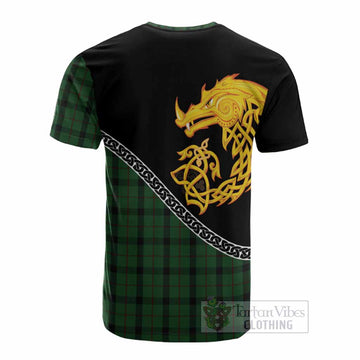 Kincaid Tartan Crest Cotton T-shirt Legendary Dragon Knot Half Style