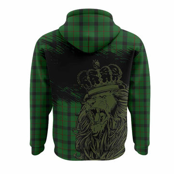 Kincaid Tartan Crest Hoodie Crowned Lion Heritage Style