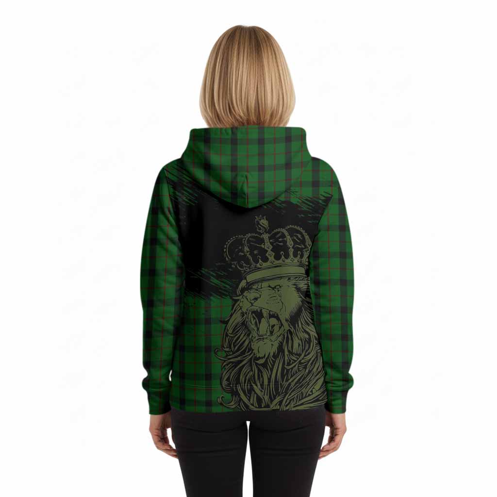 Kincaid Tartan Crest Hoodie Crowned Lion Heritage Style
