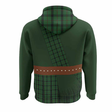 Kincaid Tartan Crest Hoodie Kilt Costume Style