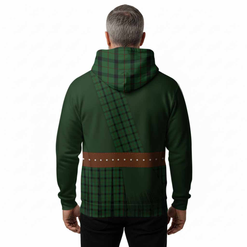 Kincaid Tartan Crest Hoodie Kilt Costume Style