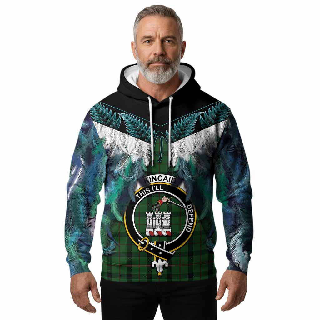 Kincaid Tartan Crest Hoodie New Zealand Maori Korowai Cloak