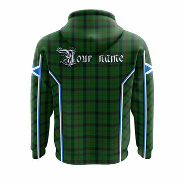 Kincaid Tartan Crest Hoodie Scotland Coat of Arm Flag Style