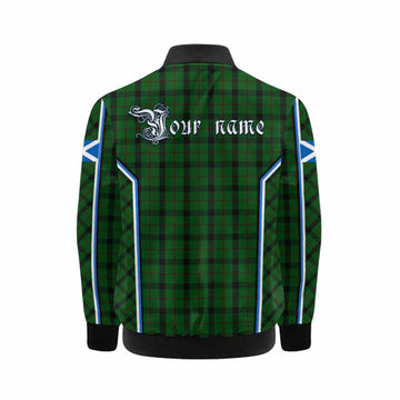 Kincaid Tartan Crest Kid Bomber Jacket Scotland Coat of Arm Flag Style - Tartan Vibes Clothing