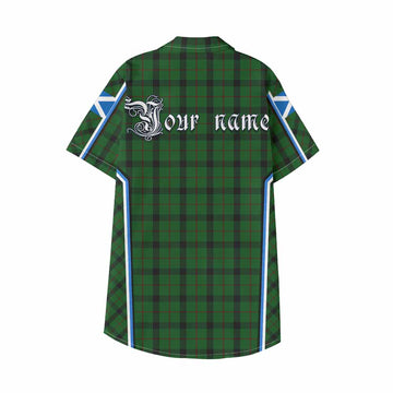 Kincaid Tartan Crest Kid Hawaiian Shirt Scotland Coat of Arm Flag Style - Tartan Vibes Clothing