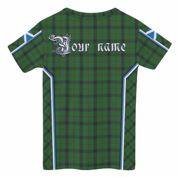 Kincaid Tartan Crest Kid T-shirt Scotland Coat of Arm Flag Style - Tartan Vibes Clothing