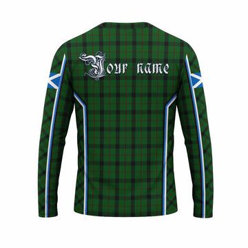 Kincaid Tartan Crest Long Sleeve T-Shirt Scotland Coat of Arm Flag Style - Tartan Vibes Clothing