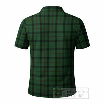 Kincaid Tartan Crest Polo Shirt Ferocious Lion Style