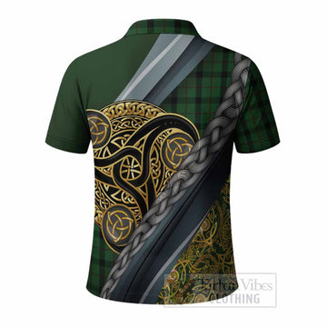 Kincaid Tartan Crest Polo Shirt Scottish Triskele Celtic