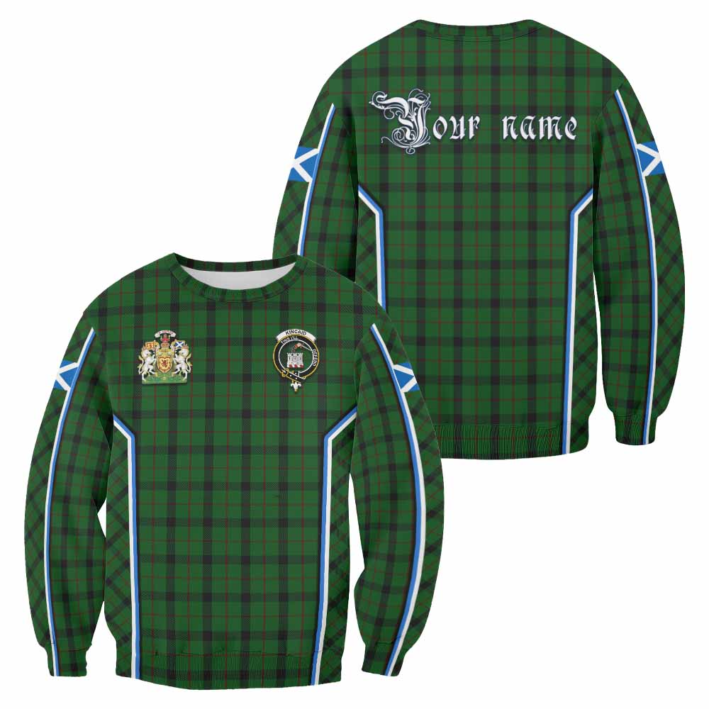 Kincaid Tartan Crest Sweatshirt Scotland Coat of Arm Flag Style - Tartan Vibes Clothing