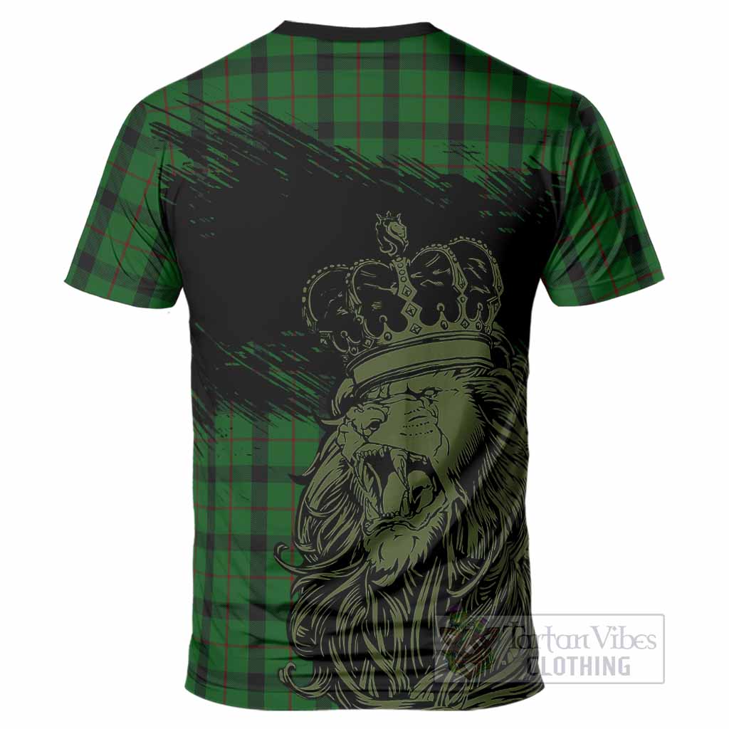Kincaid Tartan Crest T-Shirt Crowned Lion Heritage Style