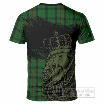 Kincaid Tartan Crest T-Shirt Crowned Lion Heritage Style