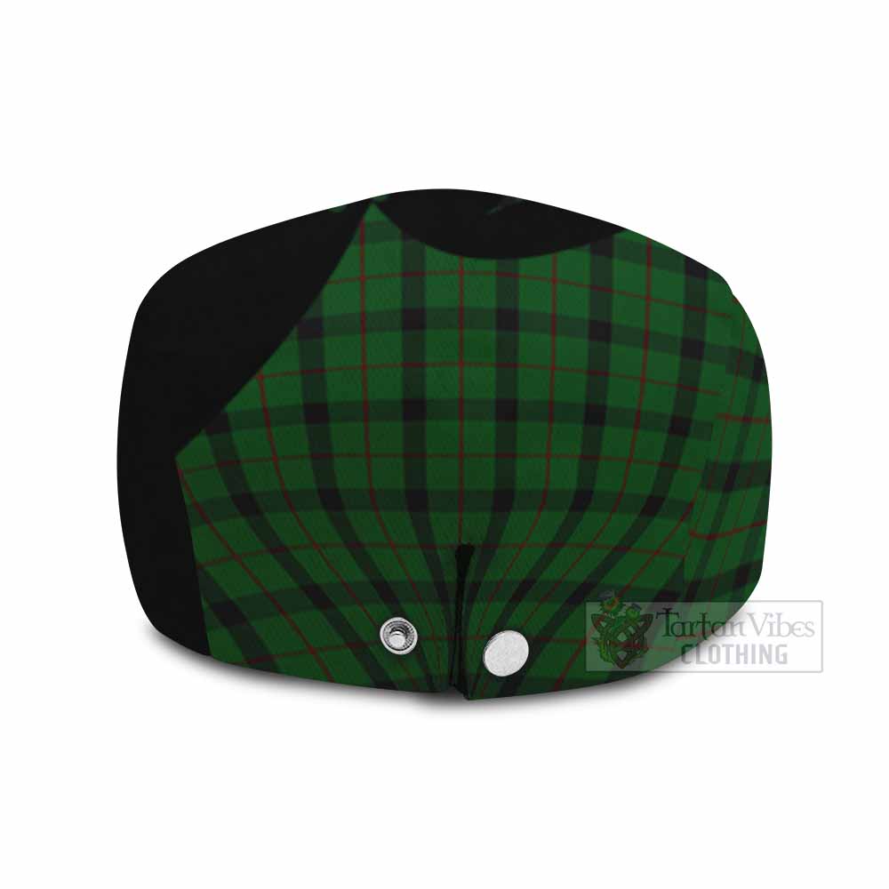Kincaid Tartan Family Crest Flat Cap, Jeff Cap Scotland Thistle Floral