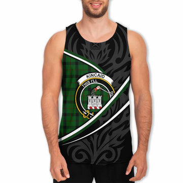Kincaid Tartan Family Crest Men Tank Top Celtic Scottish Thistle Floral - Tartan Vibes Clothing