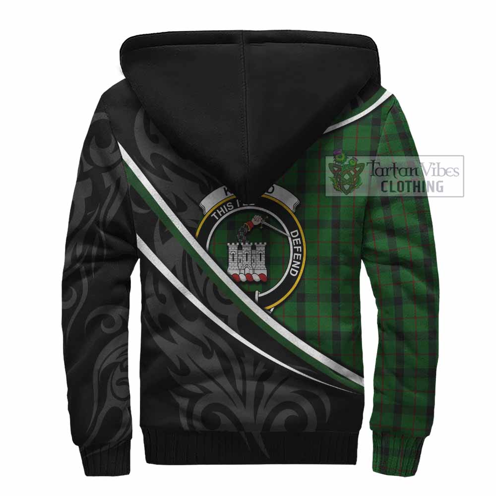 Kincaid Tartan Family Crest Sherpa Hoodie Celtic Scottish Thistle Floral - Tartan Vibes Clothing