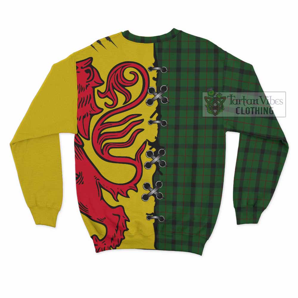Kincaid Tartan Family Crest Sweatshirt Lion Rampant Honor - Tartan Vibes Clothing