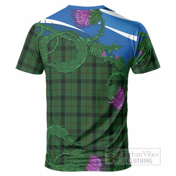 Kincaid Tartan Family Crest T-Shirt Thistle in Minimalism