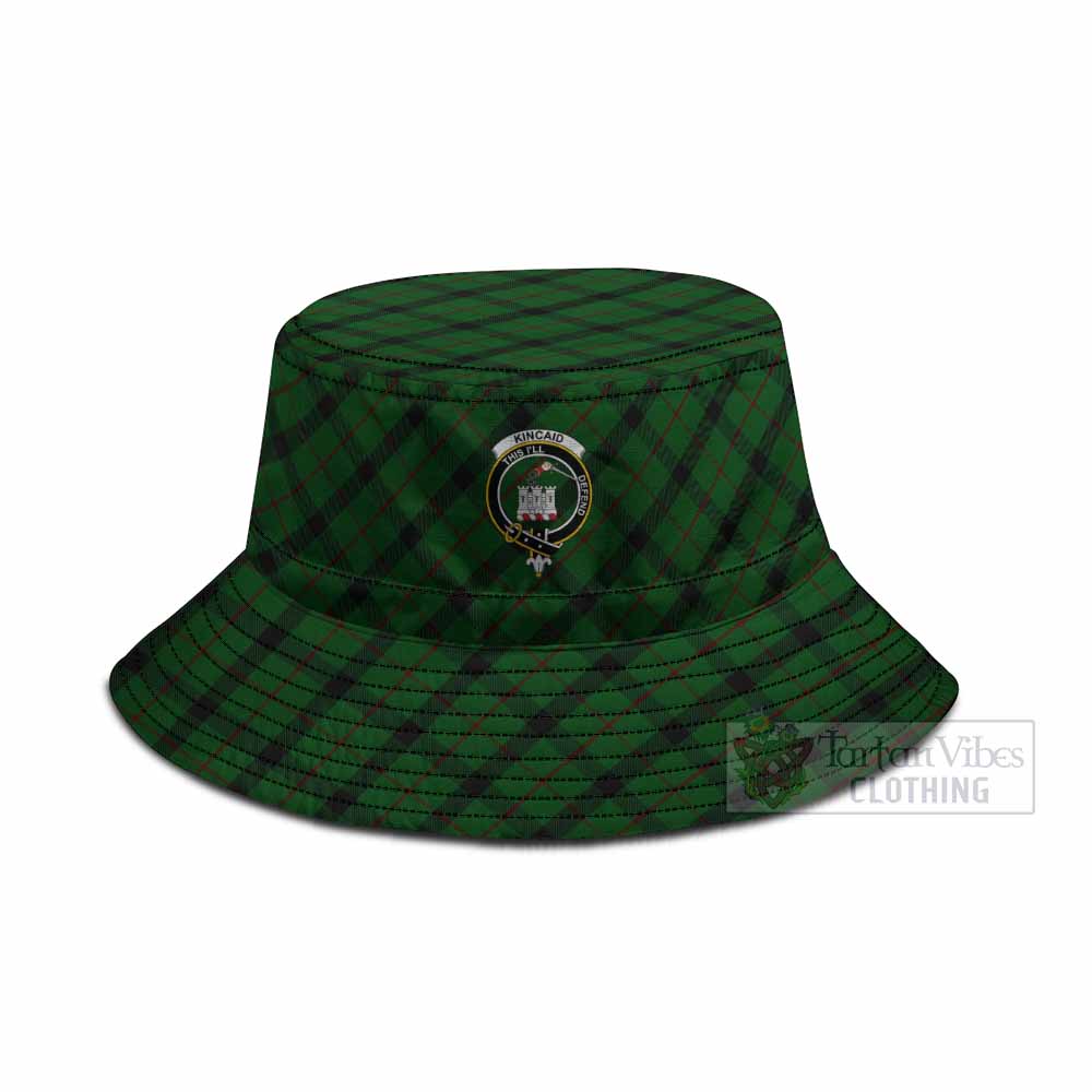 Kincaid Tartan Fishing Hat with Family Crest