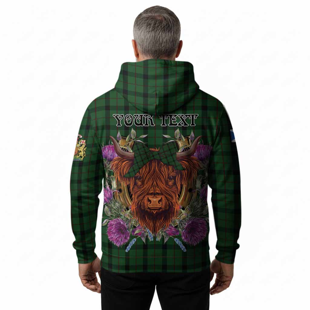 Kincaid Tartan Hoodie Scottish Thistle Heilan Coo