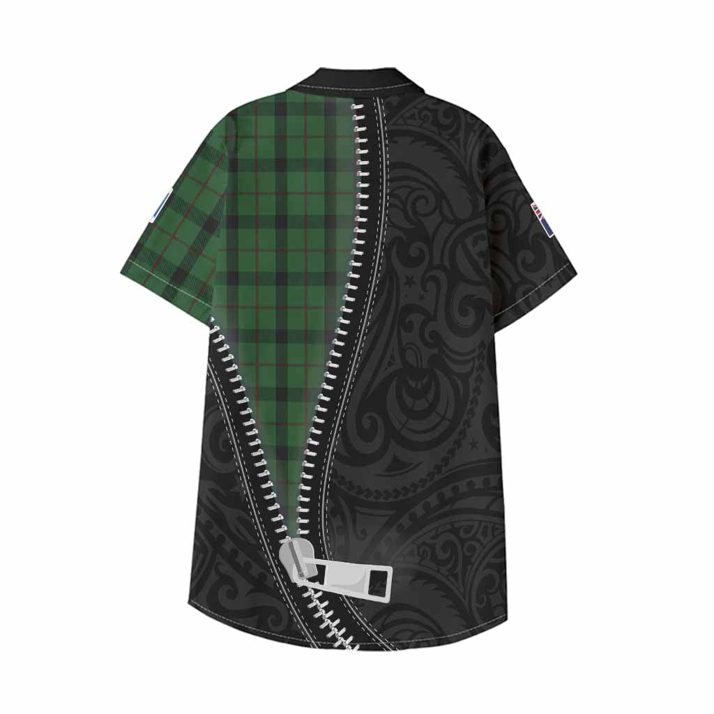 Kincaid Tartan Kid Hawaiian Shirt New Zealand Pattern Unique Zipper Stylized