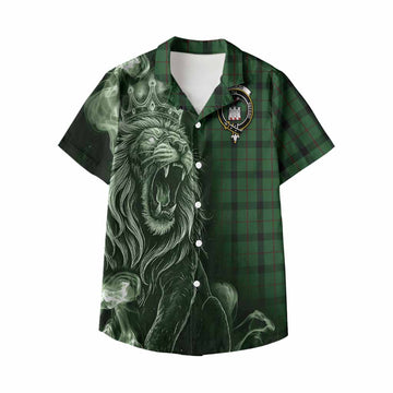 Kincaid Tartan Kid Hawaiian Shirt Roaring Lion Heritage