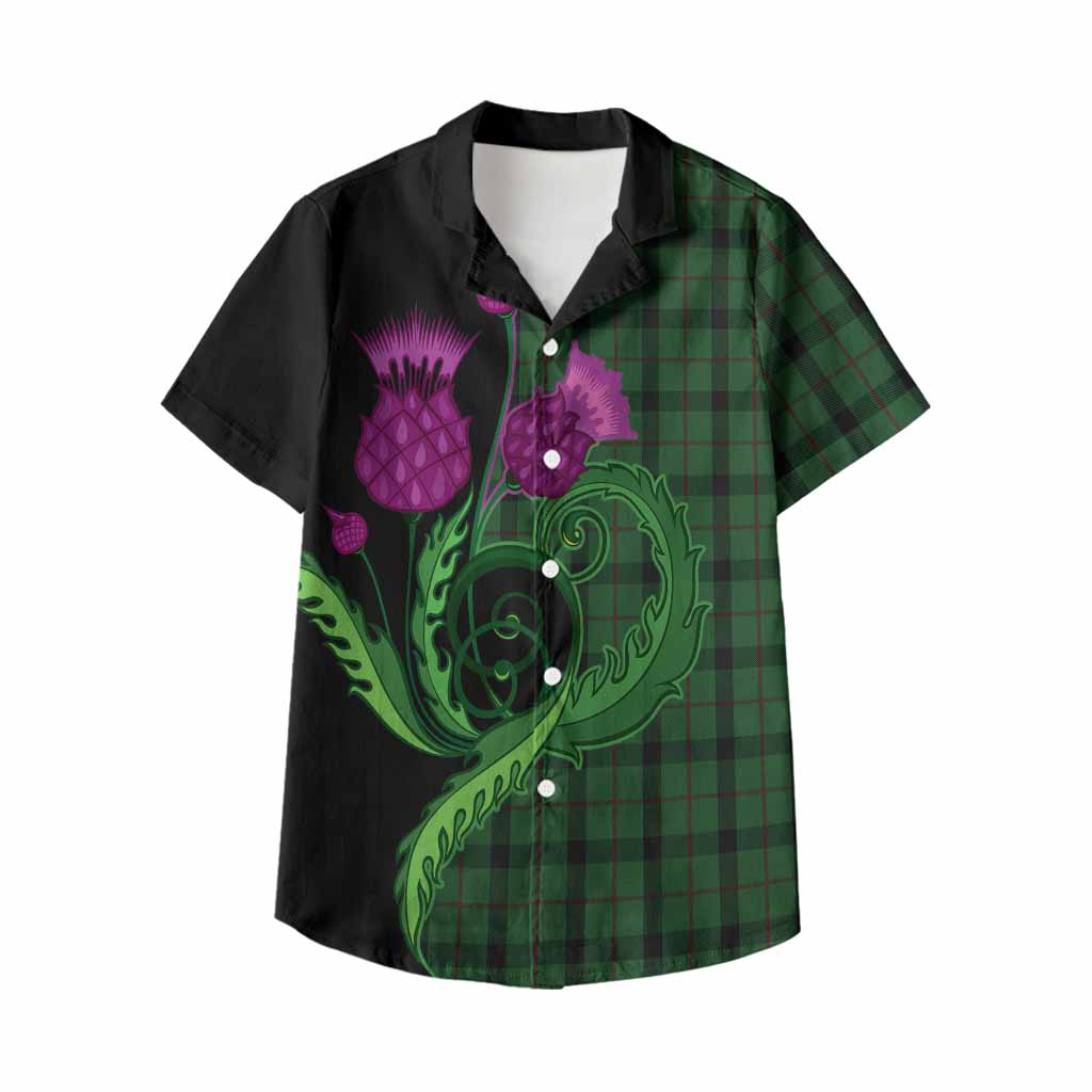 Kincaid Tartan Kid Hawaiian Shirt Traditional Scottish Thistle