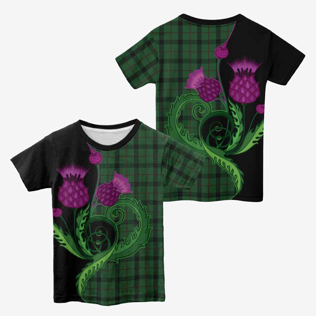 Kincaid Tartan Kid T-shirt Traditional Scottish Thistle