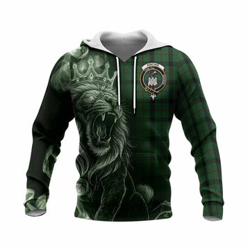 Kincaid Tartan Knitted Hoodie Roaring Lion Heritage