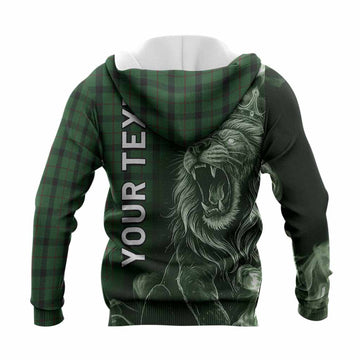 Kincaid Tartan Knitted Hoodie Roaring Lion Heritage