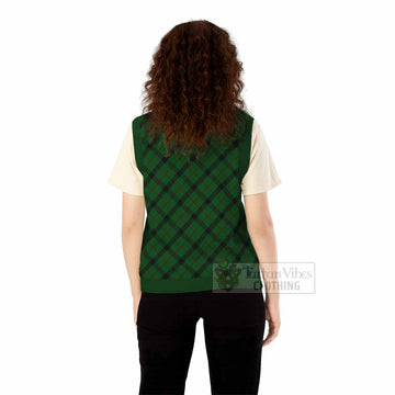 Kincaid Tartan  Knitted V-Neck Vest Cross Style