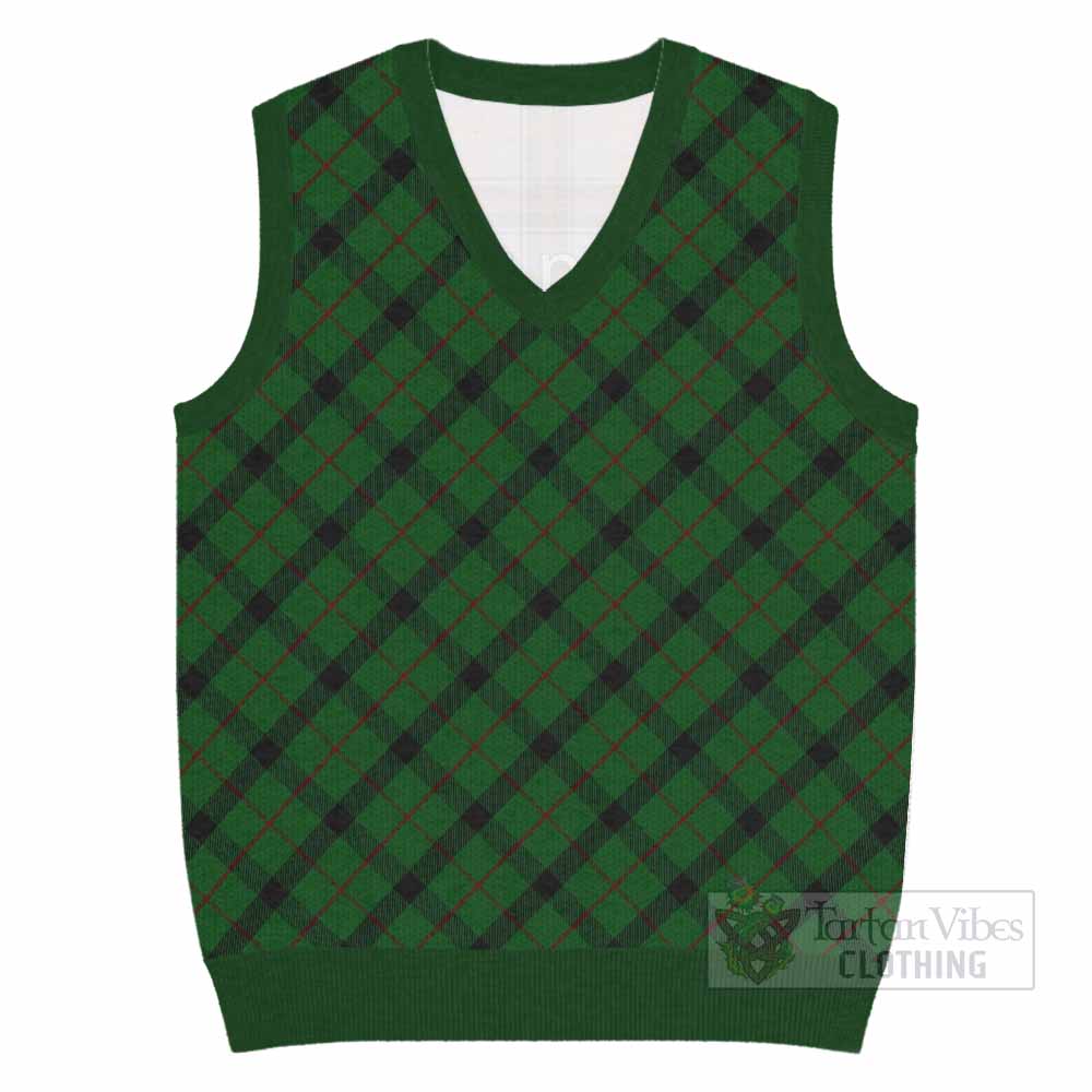 Kincaid Tartan  Knitted V-Neck Vest Cross Style