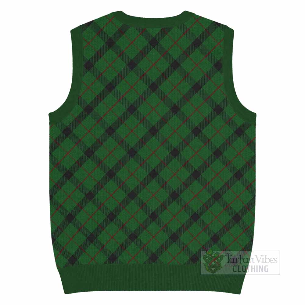 Kincaid Tartan  Knitted V-Neck Vest Cross Style