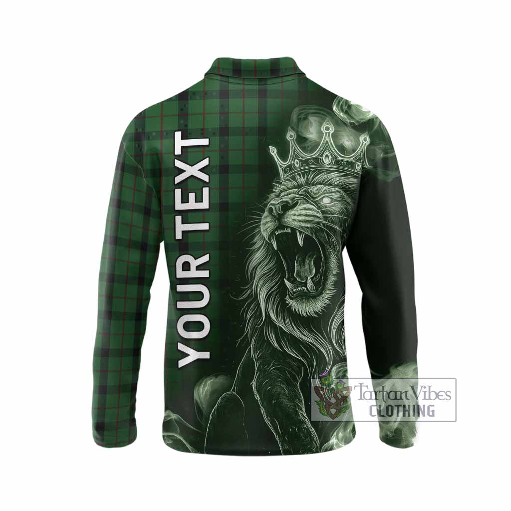 Kincaid Tartan Long Sleeve Polo Shirt Roaring Lion Heritage