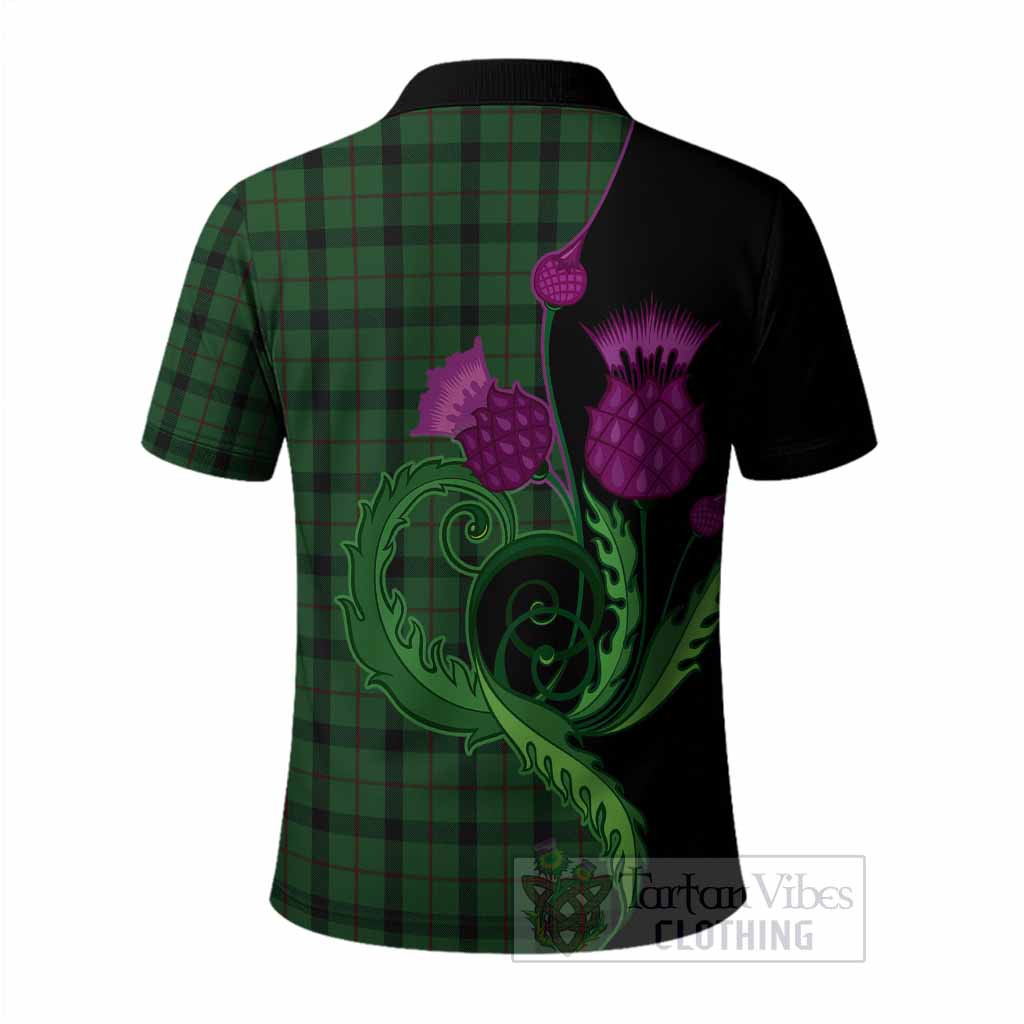 Kincaid Tartan Polo Shirt Traditional Scottish Thistle